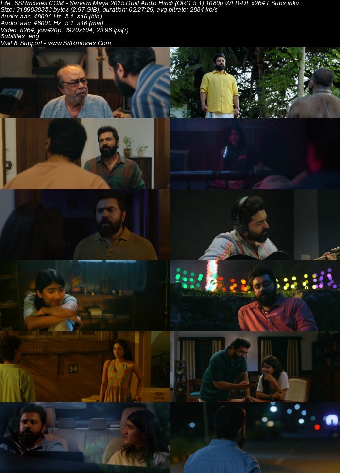 Sarvam Maya 2025 Dual Audio Hindi (ORG 5.1) 1080p 720p 480p WEB-DL x264 ESubs