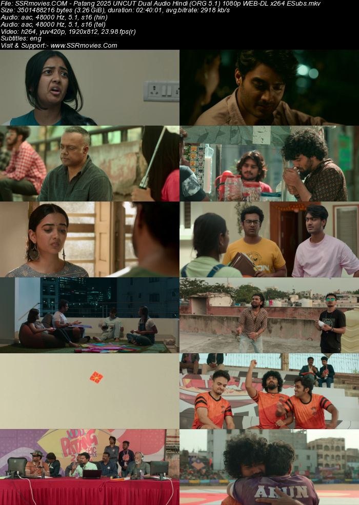 Patang 2024 UNCUT Dual Audio Hindi (ORG 5.1) 1080p 720p 480p WEB-DL x264 ESubs Patang 2024 UNCUT Dual Audio Hindi (ORG 5.1) 1080p 720p 480p WEB-DL x264 ESubs