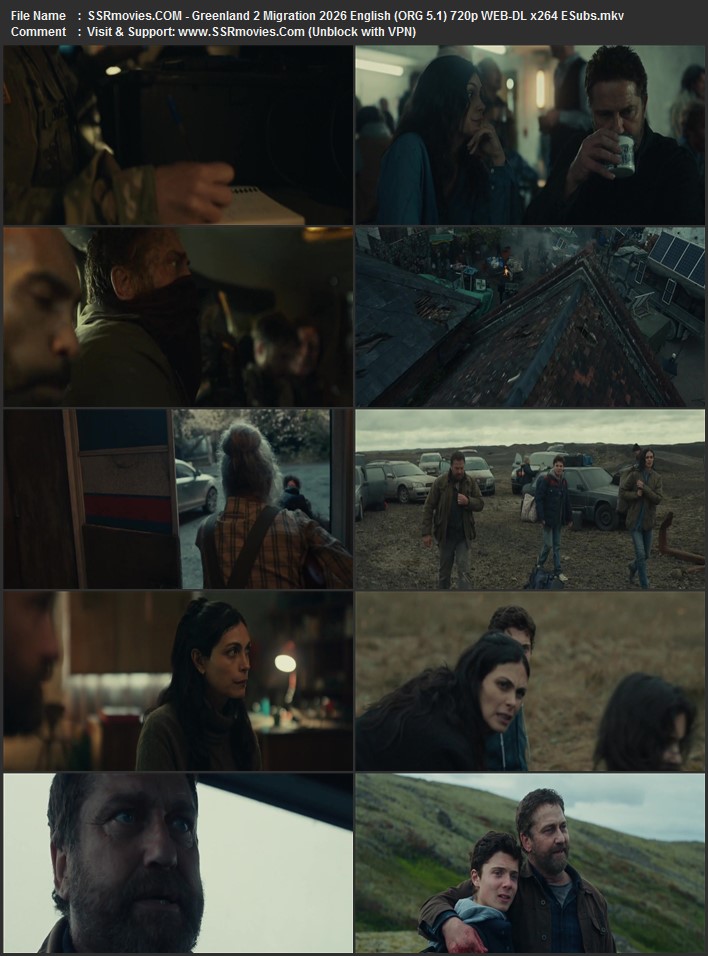 Greenland 2: Migration 2026 English (ORG 5.1) 1080p 720p 480p WEB-DL x264 ESubs Greenland 2: Migration 2026 English (ORG 5.1) 1080p 720p 480p WEB-DL x264 ESubs