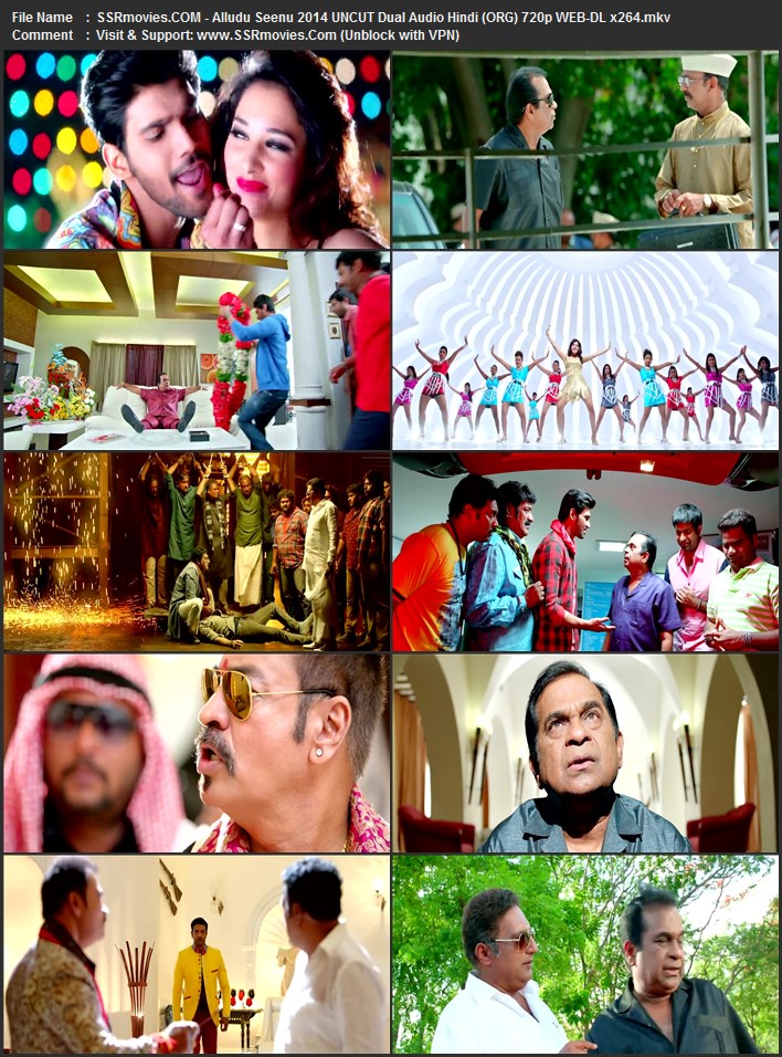Alludu Seenu 2014 Dual Audio Hindi (ORG) 1080p 720p 480p WEB-DL x264 ESubs Alludu Seenu 2014 Dual Audio Hindi (ORG) 1080p 720p 480p WEB-DL x264 ESubs