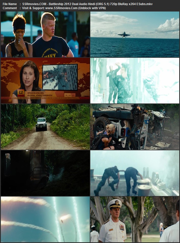 Battleship 2012 Dual Audio Hindi (ORG 5.1) 1080p 720p 480p BluRay x264 ESubs