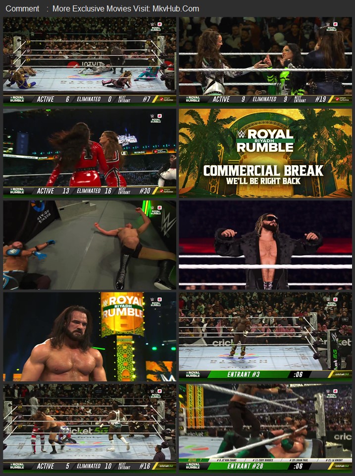 WWE Royal Rumble 2026 PPV 720p 1080p WEBRip x264 Watch & Download WWE Royal Rumble 2026 PPV 720p 1080p WEBRip x264 Watch & Download