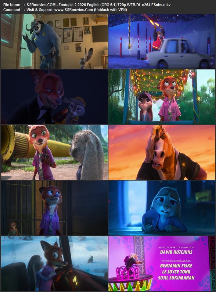 Zootopia 2 2025 English (ORG 5.1) 1080p 720p 480p WEB-DL x264 ESubs Zootopia 2 2025 English (ORG 5.1) 1080p 720p 480p WEB-DL x264 ESubs