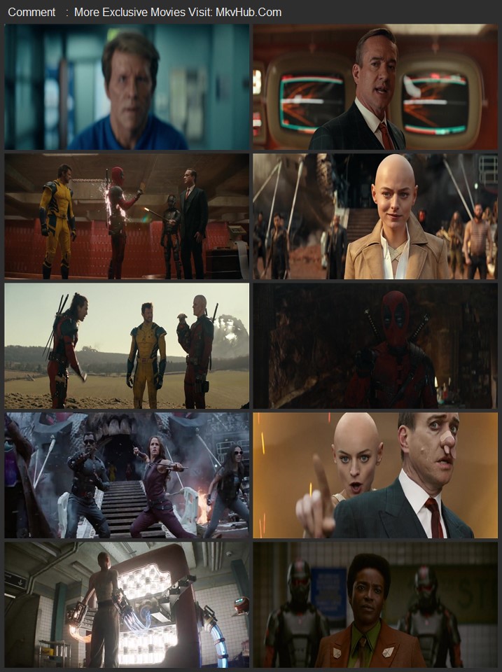 Deadpool & Wolverine 2024 Dual Audio [Hindi-English] ORG 5.1 480p 720p 1080p BluRay x264 ESubs Download
