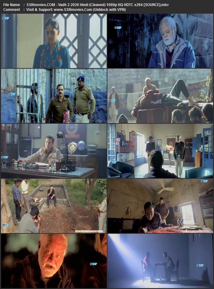 Vadh 2 2026 Hindi (Cleaned) 1080p 720p 480p HQ HDTC x264 ESubs Vadh 2 2026 Hindi (Cleaned) 1080p 720p 480p HQ HDTC x264 ESubs