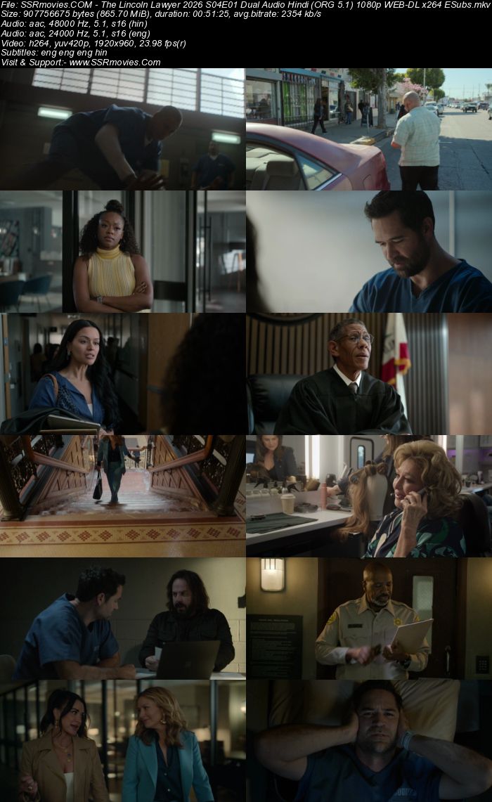 The Lincoln Lawyer 2026 S04 Complete Dual Audio Hindi (ORG 5.1) 1080p 720p 480p WEB-DL x264 ESubs The Lincoln Lawyer 2026 S04 Complete Dual Audio Hindi (ORG 5.1) 1080p 720p 480p WEB-DL x264 ESubs