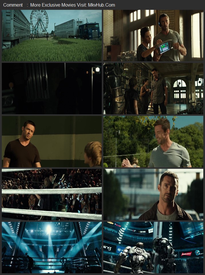 Real Steel 2011 Dual Audio [Hindi-English] ORG 5.1 480p 720p 1080p BluRay x264 ESubs Download