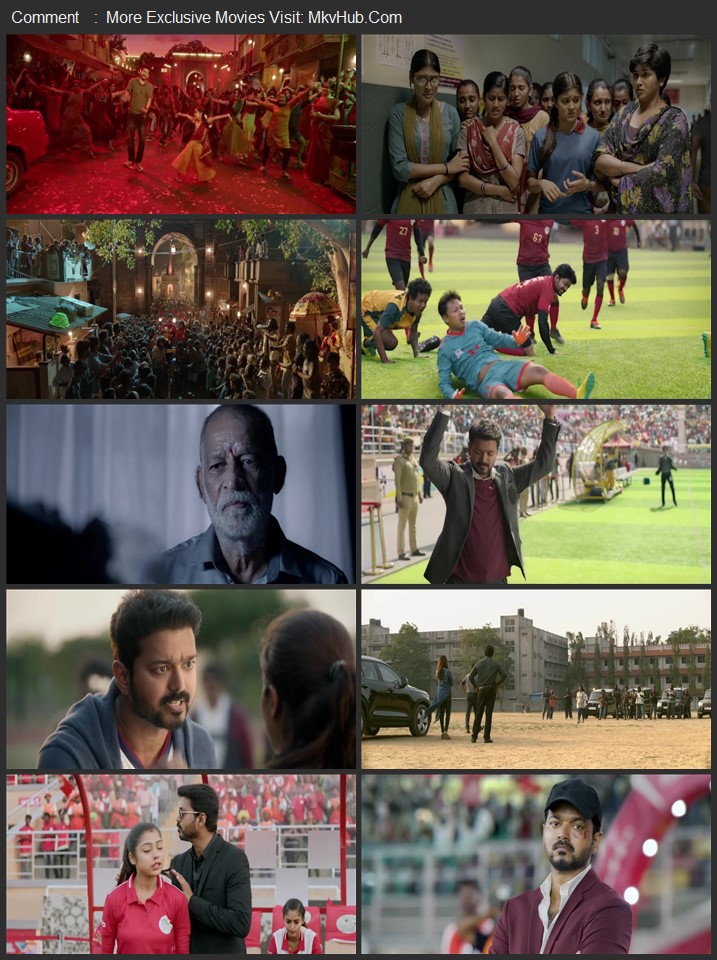 Bigil 2019 Dual Audio [Hindi-Tamil] ORG 5.1 480p 720p 1080p WEB-DL x264 ESubs Download
