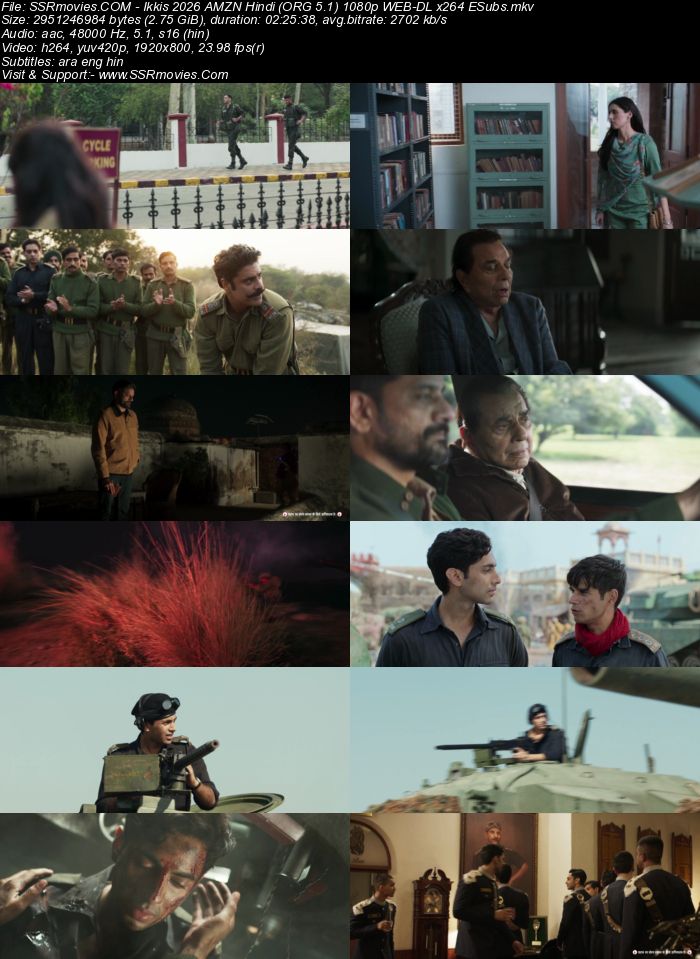 Ikkis 2025 AMZN Hindi (ORG 5.1) 4K 1080p 720p 480p WEB-DL x264 ESubs Ikkis 2025 AMZN Hindi (ORG 5.1) 4K 1080p 720p 480p WEB-DL x264 ESubs