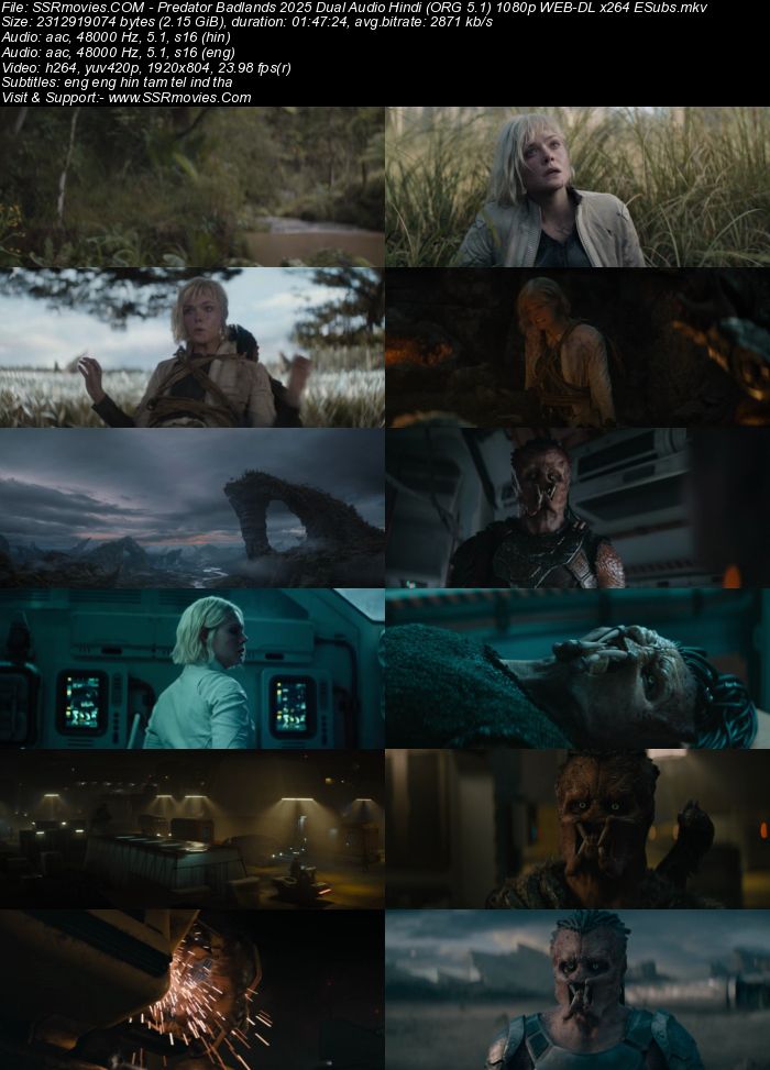 Predator: Badlands 2025 Dual Audio Hindi (ORG 5.1) 4K 1080p 720p 480p WEB-DL x264 ESubs Predator: Badlands 2025 Dual Audio Hindi (ORG 5.1) 4K 1080p 720p 480p WEB-DL x264 ESubs