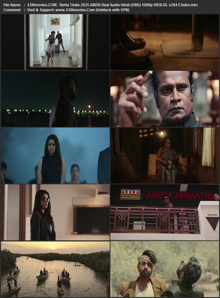 Retta Thala 2025 Dual Audio Hindi (ORG) 1080p 720p 480p WEB-DL x264 ESubs Retta Thala 2025 Dual Audio Hindi (ORG) 1080p 720p 480p WEB-DL x264 ESubs