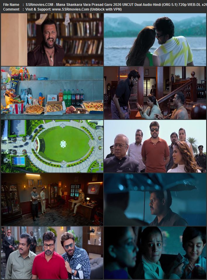 Mana Shankara Vara Prasad Garu 2026 UNCUT Dual Audio Hindi (ORG 5.1) 4K 1080p 720p 480p WEB-DL x264 ESubs