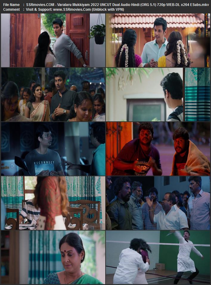 Varalaru Mukkiyam 2022 Dual Audio Hindi (ORG 5.1) 1080p 720p 480p WEB-DL x264 ESubs