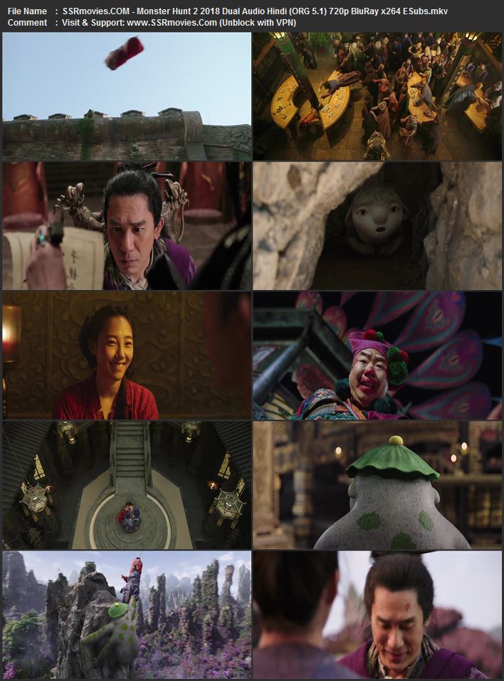 Monster Hunt 2 2018 Dual Audio Hindi (ORG 5.1) 1080p 720p 480p BluRay x264 ESubs