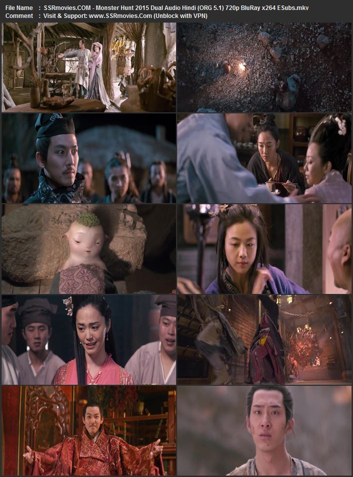 Monster Hunt 2015 Dual Audio Hindi (ORG 5.1) 1080p 720p 480p BluRay x264 ESubs