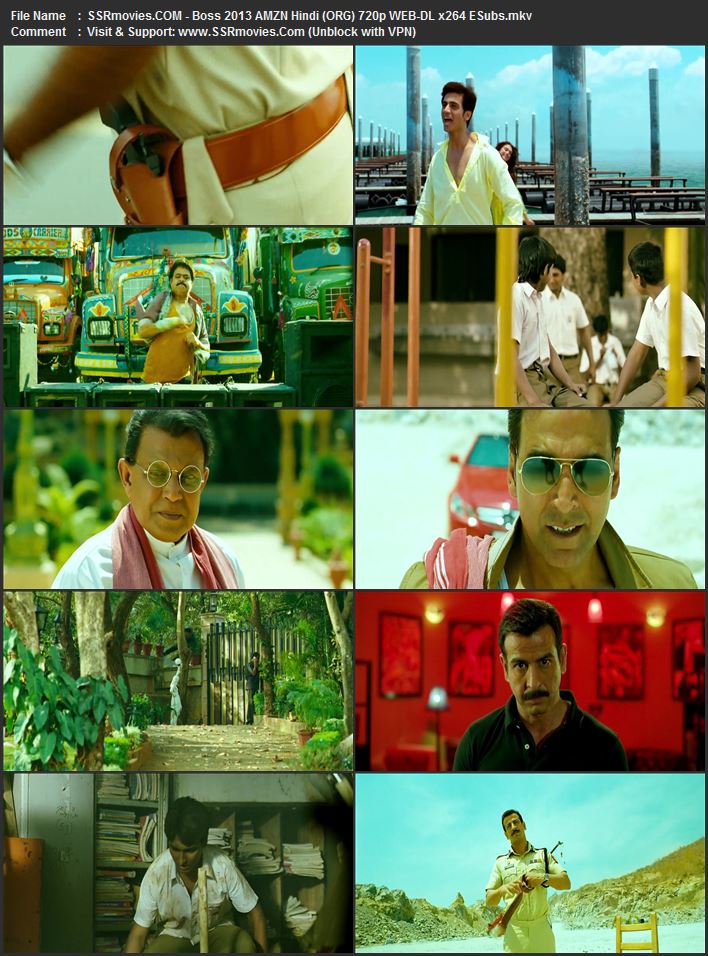 Boss 2013 Hindi (ORG) 1080p 720p 480p WEB-DL x264 ESubs