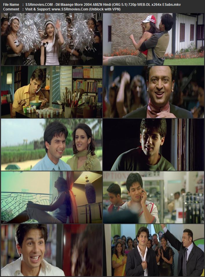 Dil Maange More!!! 2004 Hindi (ORG 5.1) 1080p 720p 480p WEB-DL x264 ESubs Dil Maange More!!! 2004 Hindi (ORG 5.1) 1080p 720p 480p WEB-DL x264 ESubs