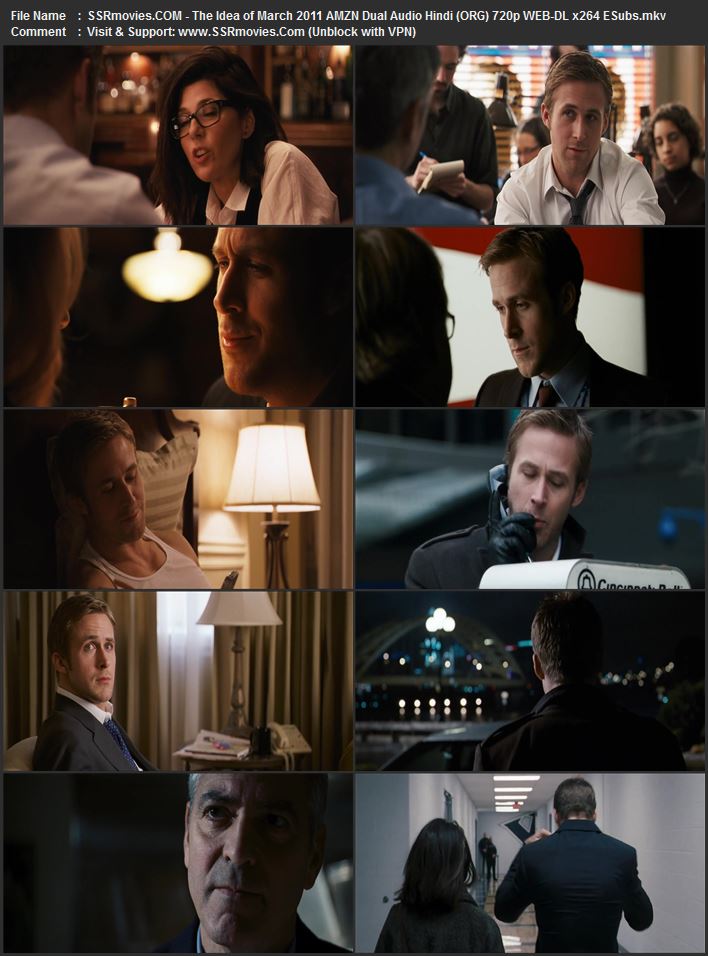 The Ides of March 2011 Dual Audio Hindi (ORG) 1080p 720p 480p WEB-DL x264 ESubs