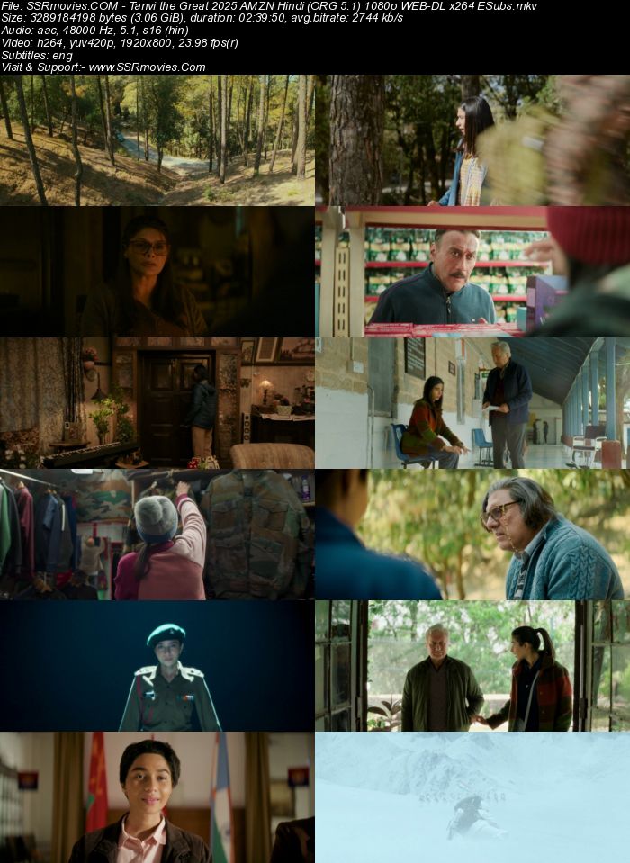 Tanvi: The Great 2025 AMZN Hindi (ORG 5.1) 1080p 720p 480p WEB-DL x264 ESubs Tanvi: The Great 2025 AMZN Hindi (ORG 5.1) 1080p 720p 480p WEB-DL x264 ESubs
