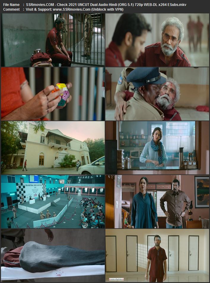Check 2021 Dual Audio Hindi (ORG 5.1) 1080p 720p 480p WEB-DL x264 ESubs Check 2021 Dual Audio Hindi (ORG 5.1) 1080p 720p 480p WEB-DL x264 ESubs