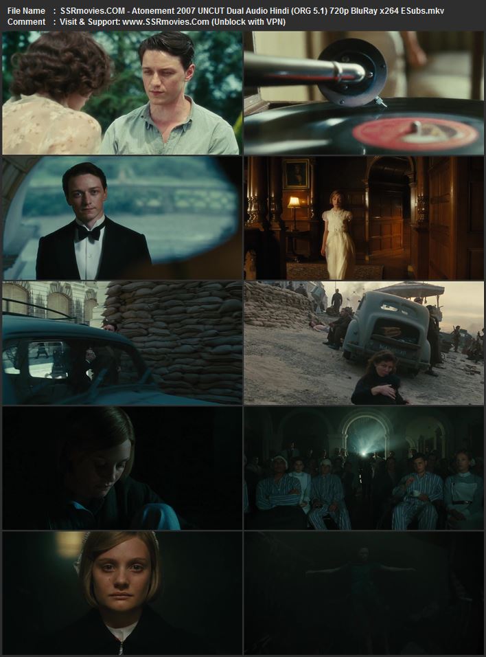 Atonement 2007 Dual Audio Hindi (ORG 5.1) 1080p 720p 480p BluRay x264 ESubs Atonement 2007 Dual Audio Hindi (ORG 5.1) 1080p 720p 480p BluRay x264 ESubs