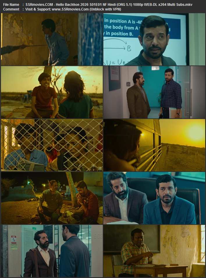 Hello Bachhon 2026 S01 Complete NF Hindi (ORG 5.1) 1080p 720p 480p WEB-DL x264 Multi Subs Hello Bachhon 2026 S01 Complete NF Hindi (ORG 5.1) 1080p 720p 480p WEB-DL x264 Multi Subs