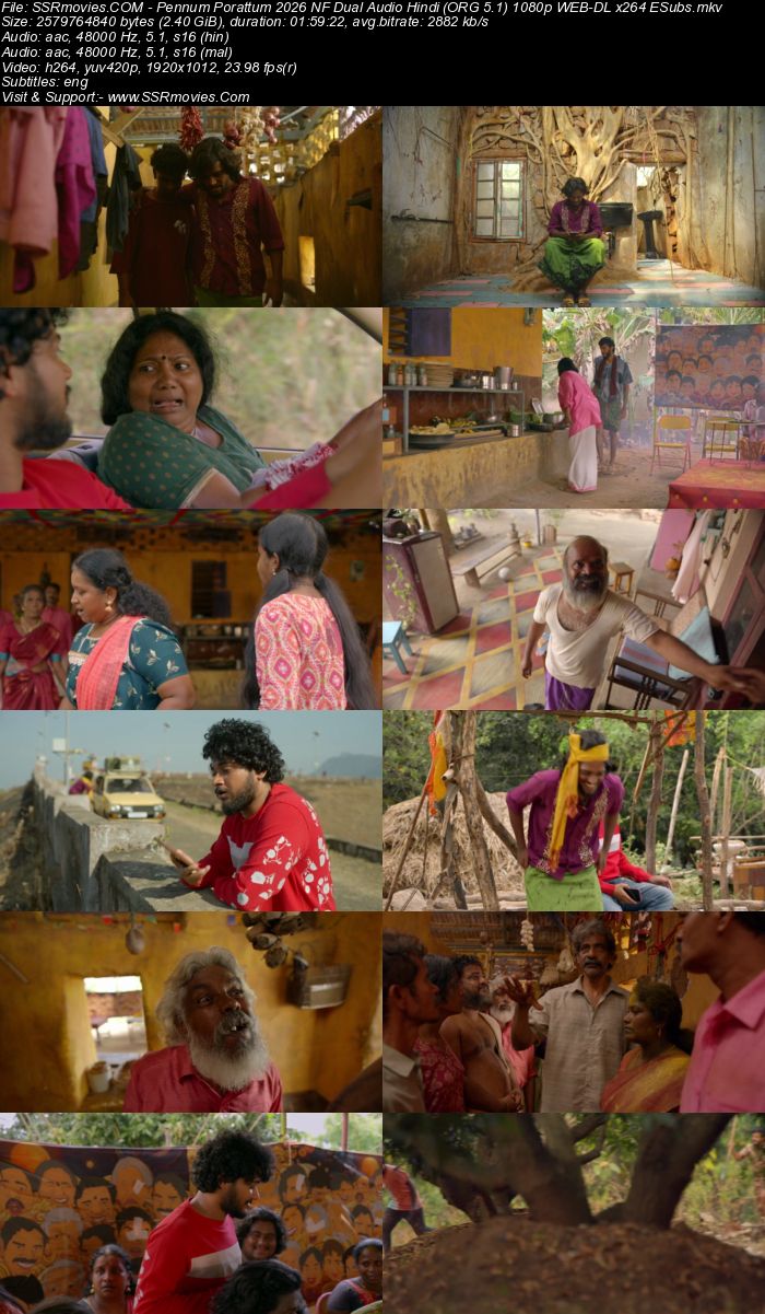 Pennum Porattum 2026 NF Dual Audio Hindi (ORG 5.1) 1080p 720p 480p WEB-DL x264 ESubs Pennum Porattum 2026 NF Dual Audio Hindi (ORG 5.1) 1080p 720p 480p WEB-DL x264 ESubs