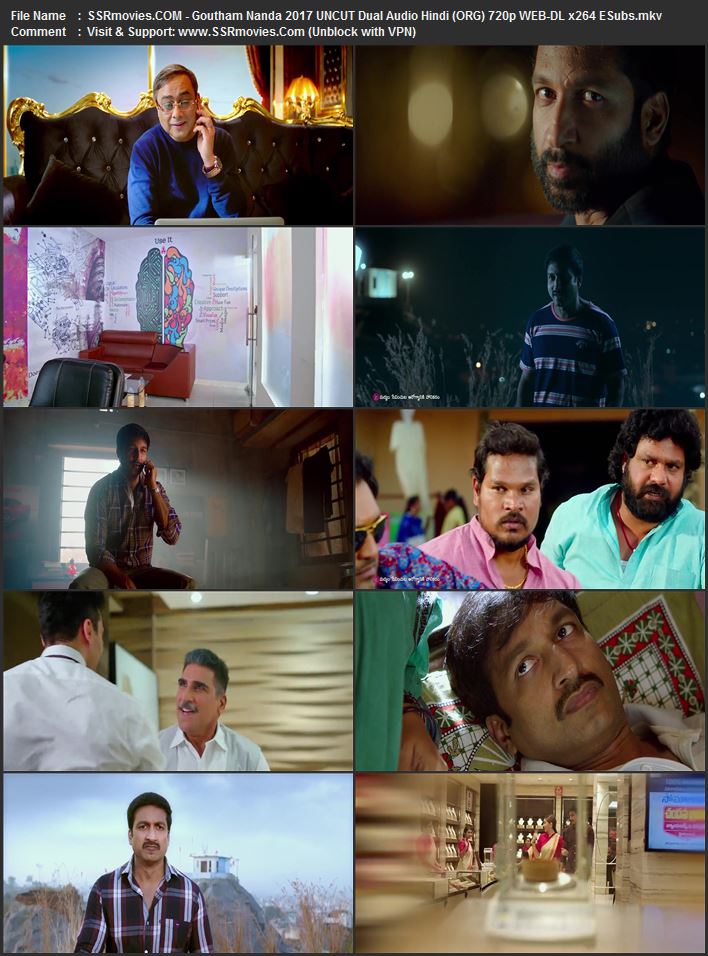 Goutham Nanda 2017 Dual Audio Hindi (ORG) 1080p 720p 480p WEB-DL x264 ESubs Goutham Nanda 2017 Dual Audio Hindi (ORG) 1080p 720p 480p WEB-DL x264 ESubs