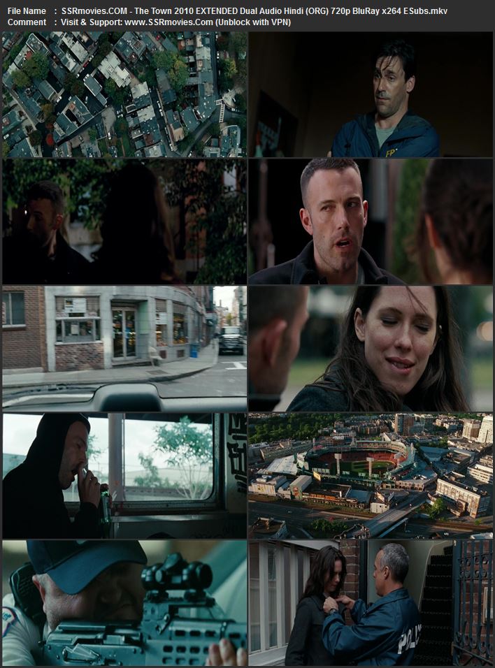 The Town 2010 Dual Audio Hindi (ORG) 1080p 720p 480p BluRay x264 ESubs