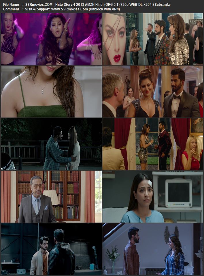 Hate Story IV 2018 Hindi (ORG 5.1) 1080p 720p 480p WEB-DL x264 ESubs Hate Story IV 2018 Hindi (ORG 5.1) 1080p 720p 480p WEB-DL x264 ESubs