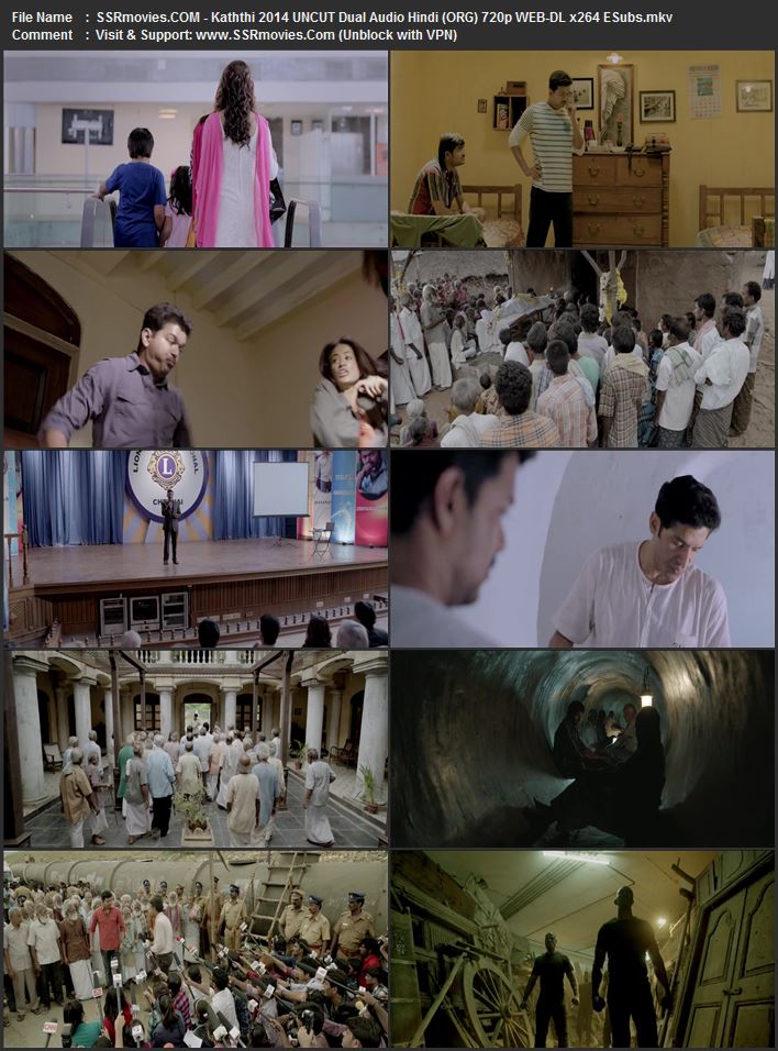 Kaththi 2014 Dual Audio Hindi (ORG) 1080p 720p 480p WEB-DL x264 ESubs Kaththi 2014 Dual Audio Hindi (ORG) 1080p 720p 480p WEB-DL x264 ESubs