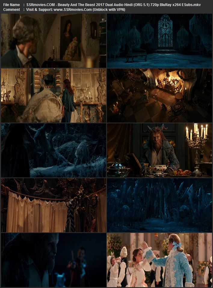 Beauty and the Beast 2017 Dual Audio Hindi (ORG 5.1) 1080p 720p 480p BluRay x264 ESubs Beauty and the Beast 2017 Dual Audio Hindi (ORG 5.1) 1080p 720p 480p BluRay x264 ESubs