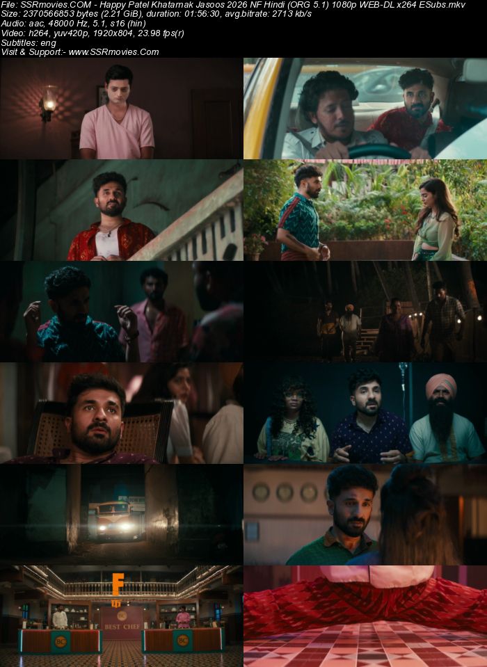 Happy Patel: Khatarnak Jasoos 2026 NF Hindi (ORG 5.1) 4K 1080p 720p 480p WEB-DL x264 ESubs