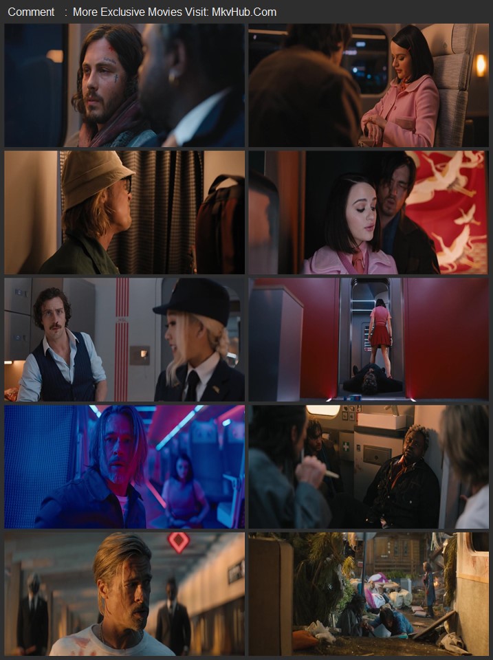 Bullet Train 2022 Dual Audio [Hindi-English] ORG 5.1 480p 720p 1080p BluRay x264 ESubs Download