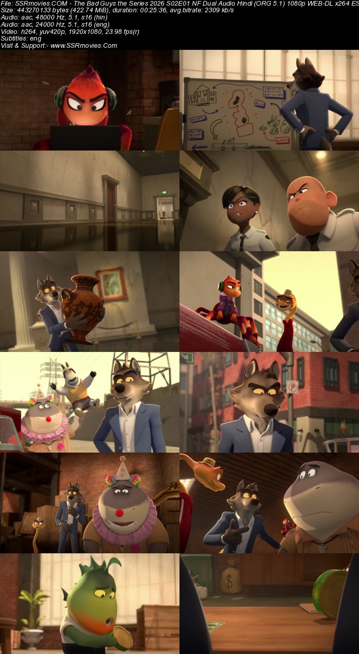 The Bad Guys the Series 2026 S02 Complete NF Dual Audio Hindi (ORG 5.1) 1080p 720p 480p WEB-DL x264 ESubs The Bad Guys the Series 2026 S02 Complete NF Dual Audio Hindi (ORG 5.1) 1080p 720p 480p WEB-DL x264 ESubs