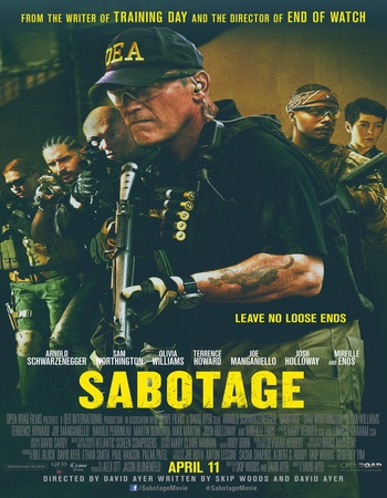 Sabotage 2014 Dual Audio [Hindi-English] ORG 5.1 480p 720p 1080p BluRay x264 ESubs