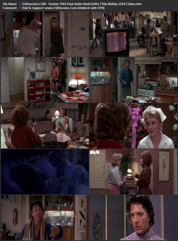 Tootsie 1982 Dual Audio Hindi (ORG) 720p 480p BluRay x264 ESubs Tootsie 1982 Dual Audio Hindi (ORG) 720p 480p BluRay x264 ESubs