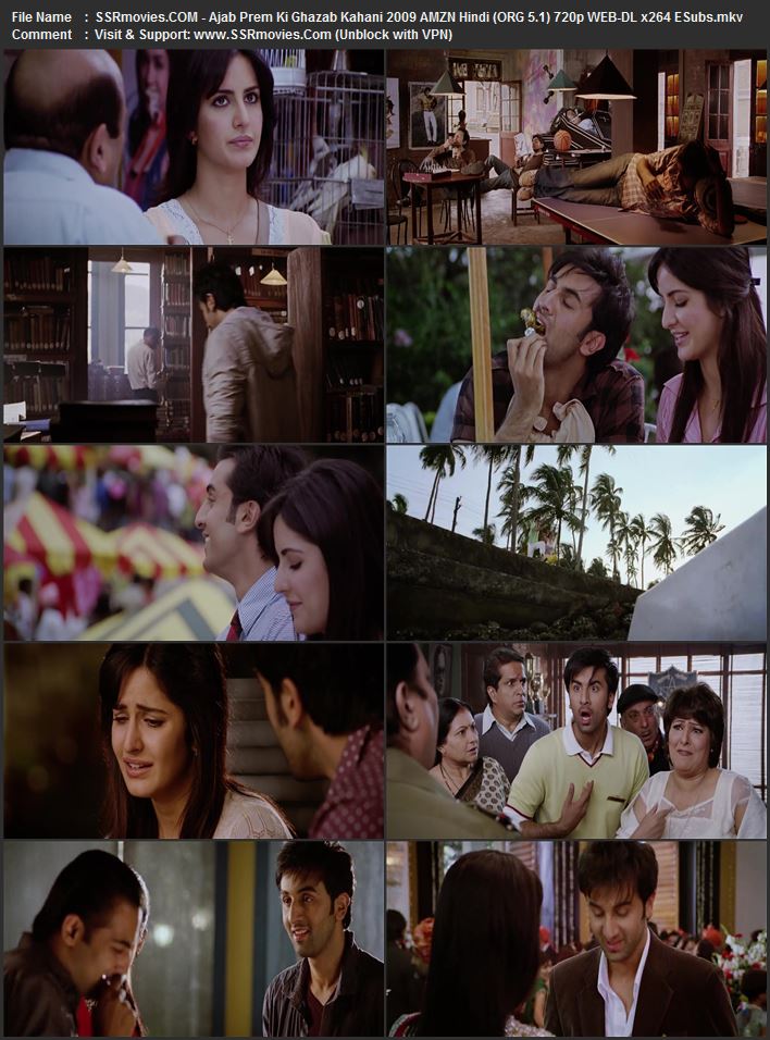 Ajab Prem Ki Ghazab Kahani 2009 Hindi (ORG 5.1) 1080p 720p 480p WEB-DL x264 ESubs