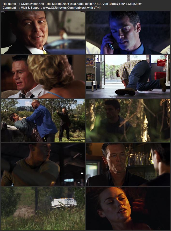 The Marine 2006 Dual Audio Hindi (ORG) 1080p 720p 480p BluRay x264 ESubs