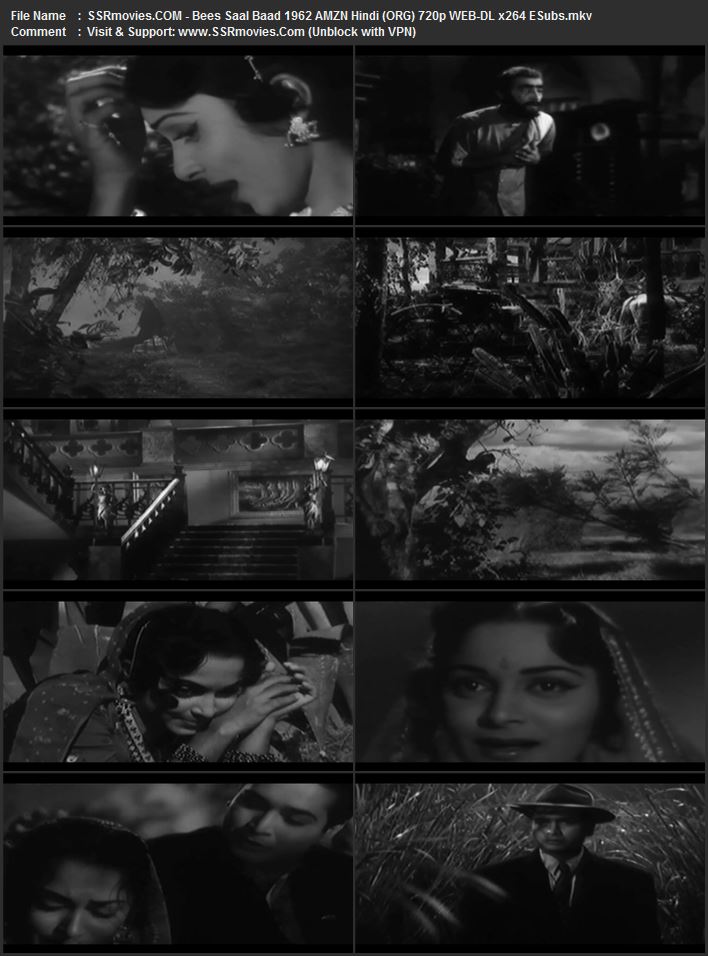 Bees Saal Baad 1962 Hindi (ORG) 720p 480p WEB-DL x264 ESubs