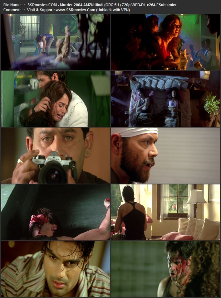 Murder 2004 Hindi (ORG 5.1) 1080p 720p 480p WEB-DL x264 ESubs Murder 2004 Hindi (ORG 5.1) 1080p 720p 480p WEB-DL x264 ESubs
