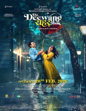 Do Deewane Seher Mein 2026 NF Hindi (ORG 5.1) 4K 1080p 720p 480p WEB-DL x264 ESubs