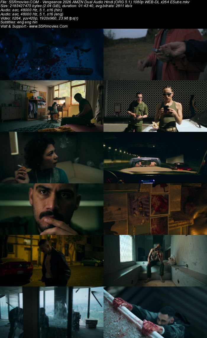 Vengeance 2026 Dual Audio Hindi (ORG 5.1) 4K 1080p 720p 480p WEB-DL x264 ESubs Vengeance 2026 Dual Audio Hindi (ORG 5.1) 4K 1080p 720p 480p WEB-DL x264 ESubs