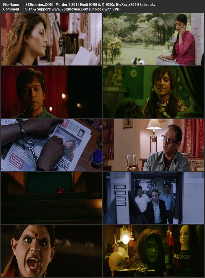 Murder 2 2011 Hindi (ORG 5.1) 1080p 720p 480p BluRay x264 ESubs Murder 2 2011 Hindi (ORG 5.1) 1080p 720p 480p BluRay x264 ESubs
