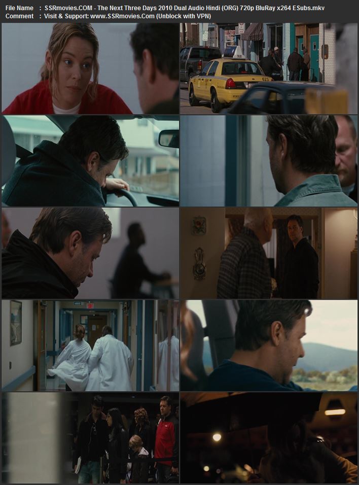 The Next Three Days 2010 Dual Audio Hindi (ORG) 1080p 720p 480p BluRay x264 ESubs The Next Three Days 2010 Dual Audio Hindi (ORG) 1080p 720p 480p BluRay x264 ESubs