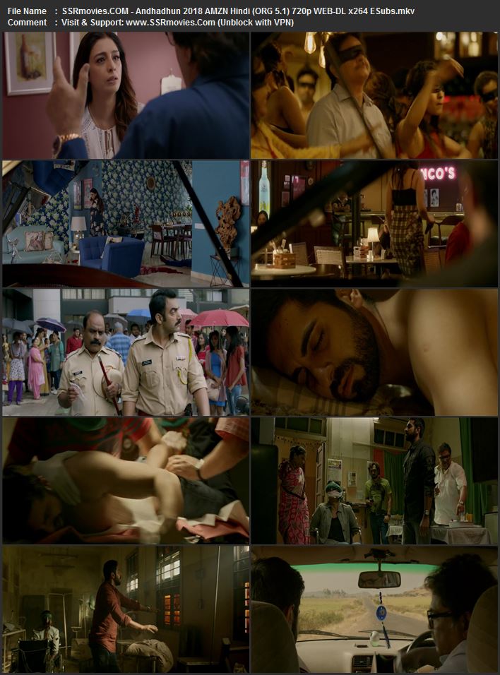 Andhadhun 2018 Hindi (ORG 5.1) 1080p 720p 480p WEB-DL x264 ESubs Andhadhun 2018 Hindi (ORG 5.1) 1080p 720p 480p WEB-DL x264 ESubs