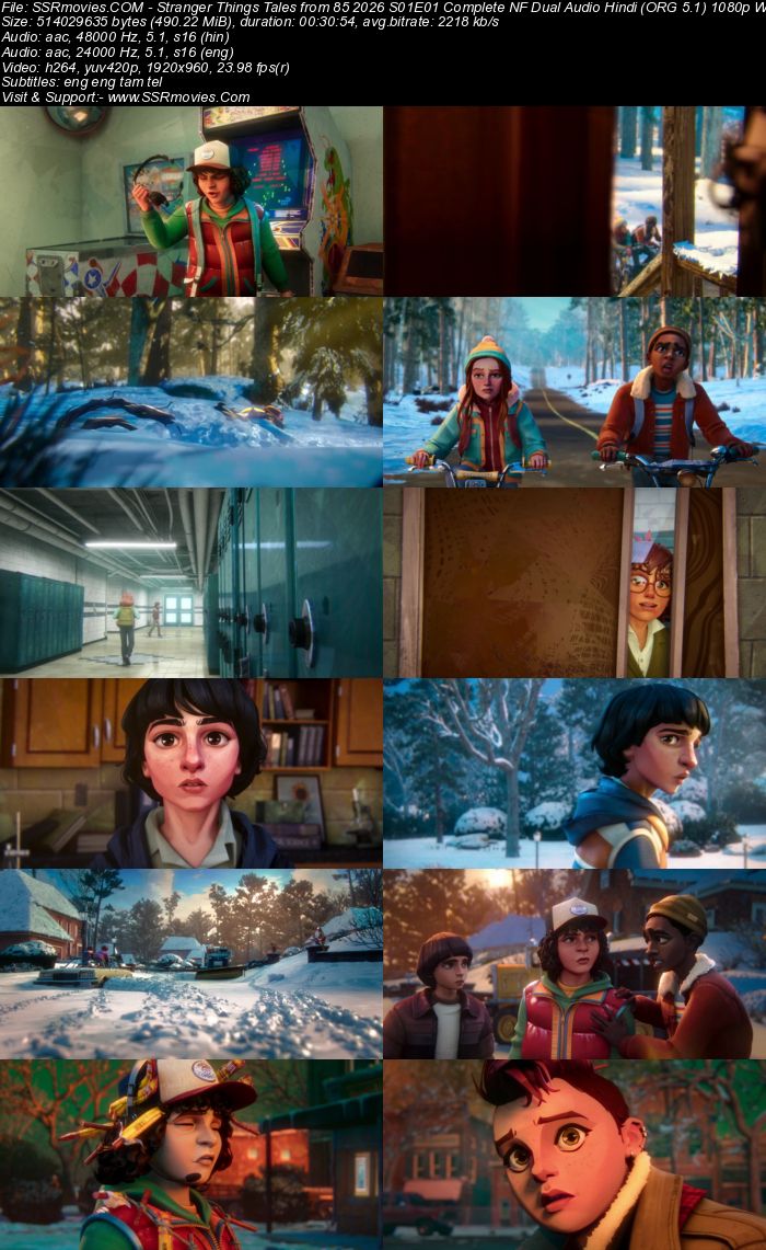 Stranger Things: Tales from '85 2026– NF Dual Audio Hindi (ORG 5.1) 1080p 720p 480p WEB-DL x264 ESubs Stranger Things: Tales from '85 2026– NF Dual Audio Hindi (ORG 5.1) 1080p 720p 480p WEB-DL x264 ESubs