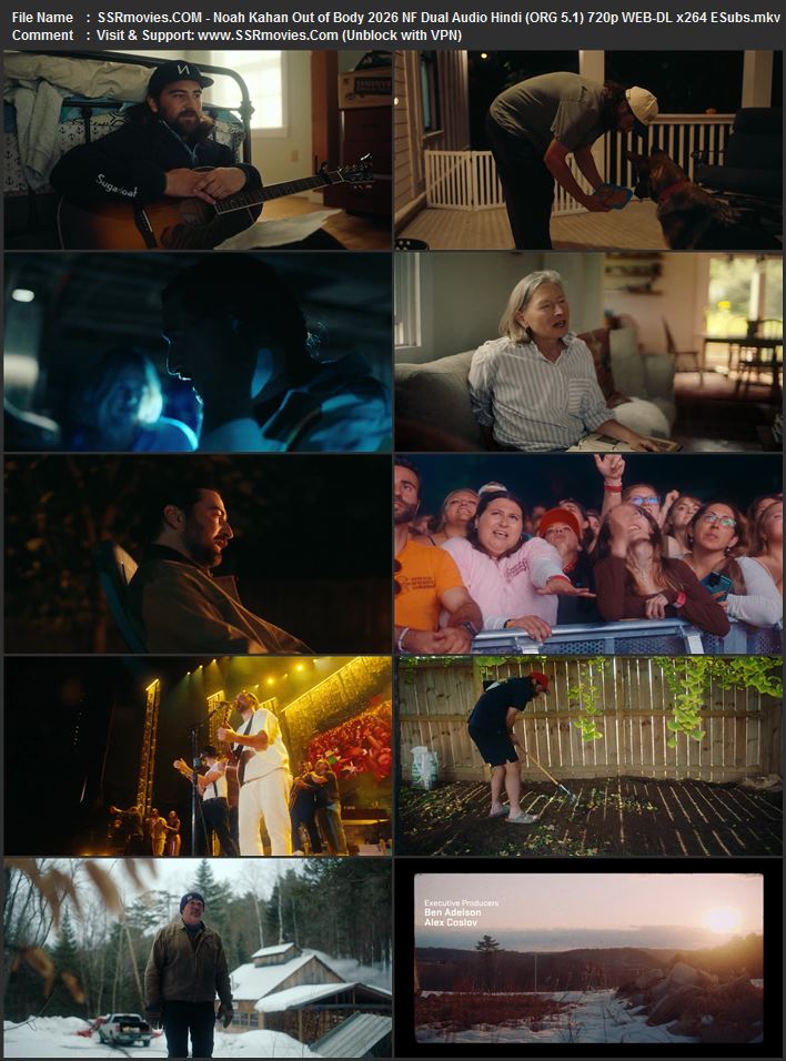 Noah Kahan: Out of Body 2026 Dual Audio Hindi (ORG 5.1) 1080p 720p 480p WEB-DL x264 ESubs Noah Kahan: Out of Body 2026 Dual Audio Hindi (ORG 5.1) 1080p 720p 480p WEB-DL x264 ESubs