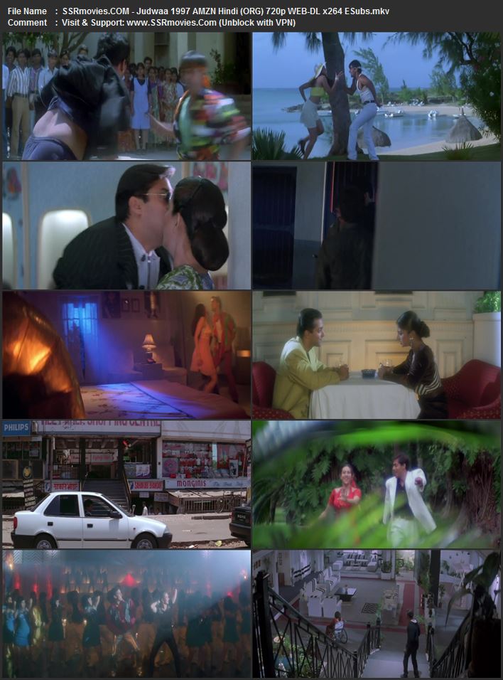 Judwaa 1997 Hindi 1080p 720p 480p WEB-DL x264 ESubs Judwaa 1997 Hindi 1080p 720p 480p WEB-DL x264 ESubs
