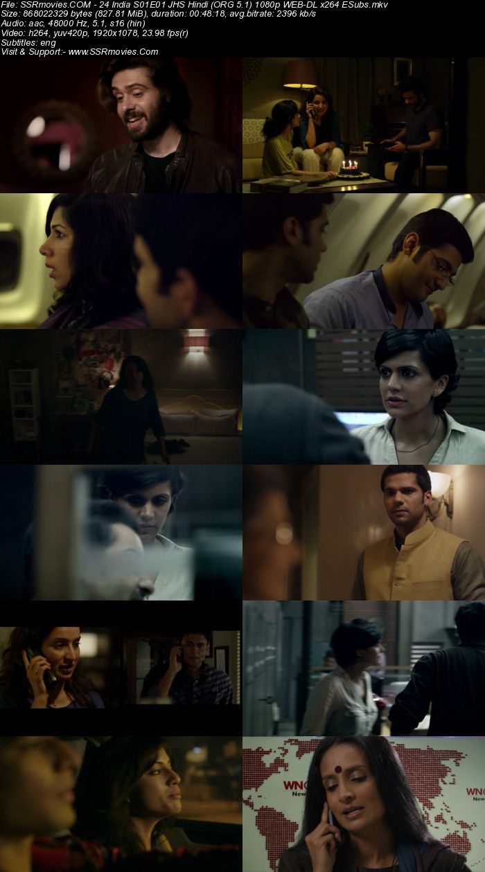 24 India S01 Complete JHS Hindi (ORG 5.1) 1080p 720p 480p WEB-DL x264 ESubs 24 India S01 Complete JHS Hindi (ORG 5.1) 1080p 720p 480p WEB-DL x264 ESubs